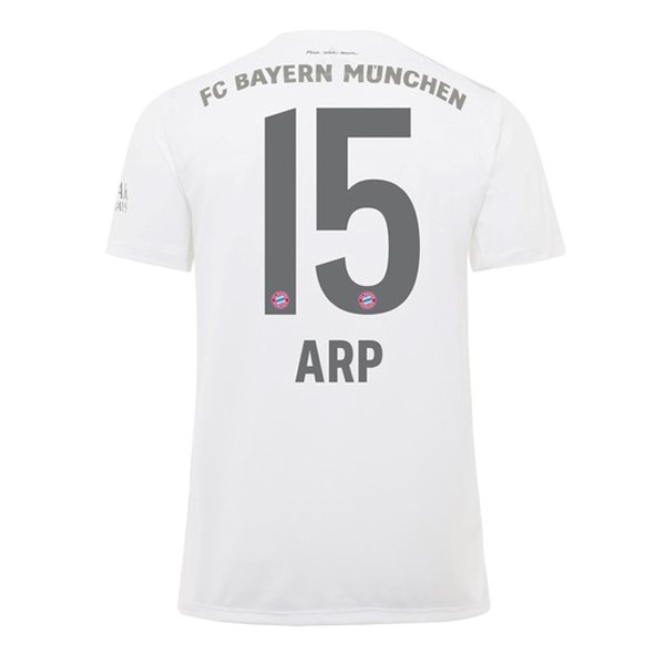 Maillot Football Bayern Munich NO.15 ARP Exterieur 2019-20 Blanc
